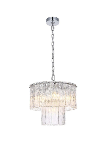 Georgina Six Light Chandelier Chrome