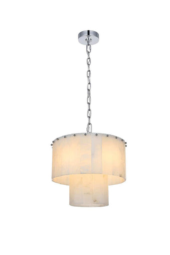 Georgina Six Light Chandelier Chrome