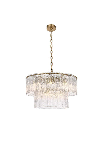 Georgina 12 Light Chandelier Satin Gold