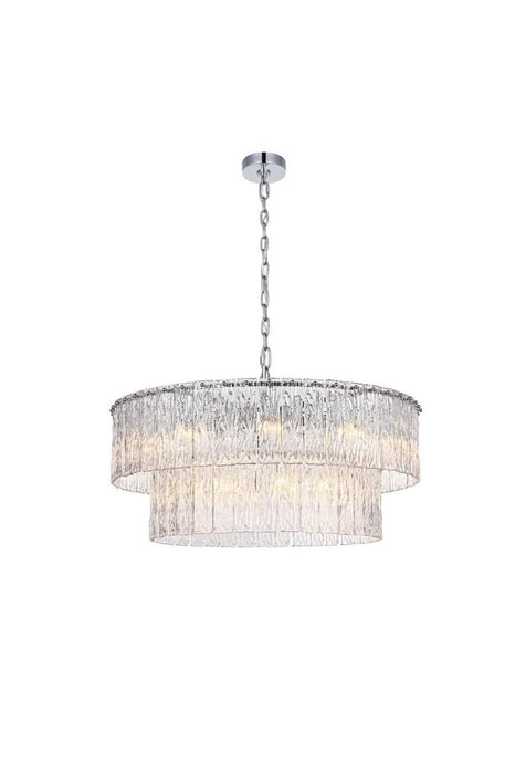 Elegant Lighting - 1015D32L2C-03GL - 18 Light Chandelier - Georgina - Chrome