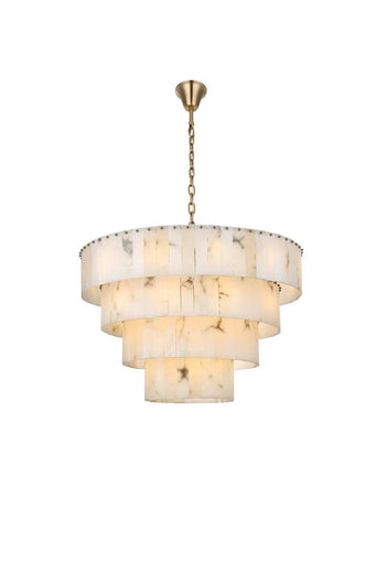 Georgina 34 Light Chandelier Satin Gold
