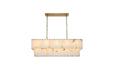 Elegant Lighting - 1015D42SG-33ST - 17 Light Chandelier - Georgina - Satin Gold