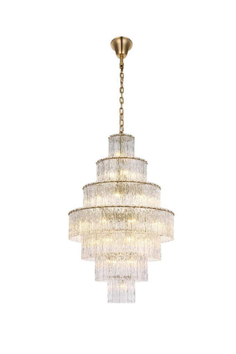 Georgina 37 Light Chandelier Satin Gold
