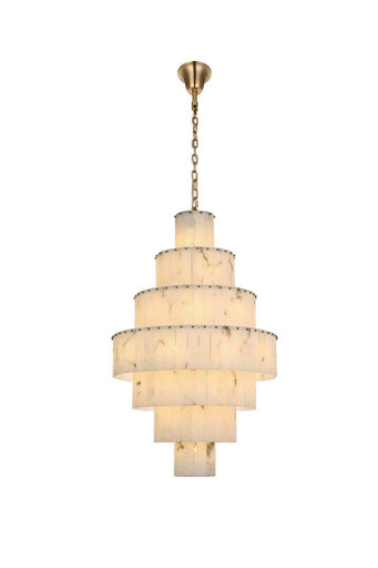 Georgina 37 Light Chandelier Satin Gold