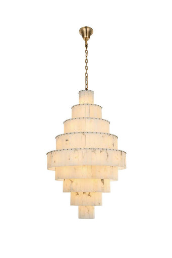 Georgina 59 Light Chandelier Satin Gold