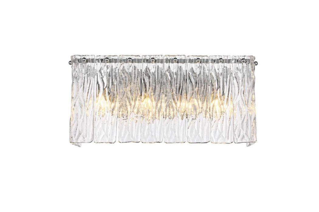 Elegant Lighting - 1015W16C-03GL - Four Light Wall Sconce - Georgina - Chrome