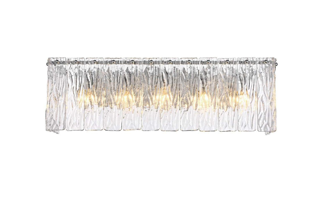 Elegant Lighting - 1015W24C-03GL - Five Light Wall Sconce - Georgina - Chrome