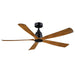 Fanimation - FPD5534BLK - 52" Ceiling Fan - Kute5 52 - Black