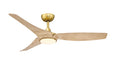 Fanimation - FPD6656BSN - 56" Ceiling Fan - Lizza - Brushed Satin Brass