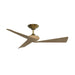 Fanimation - FPD6658BSN - 52" Ceiling Fan - Yogi - Brushed Satin Brass