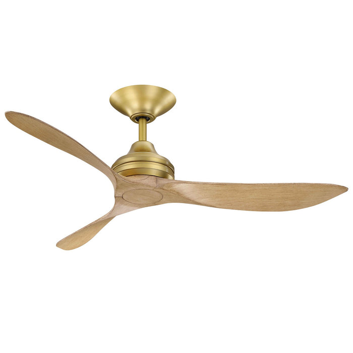 Fanimation - FPD6727BSMNM - 52" Ceiling Fan - Aviara Coastal - Brushed Satin Brass