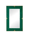 Currey and Company - 1000-0179 - Mirror - Orin - Green / Brushed Brass