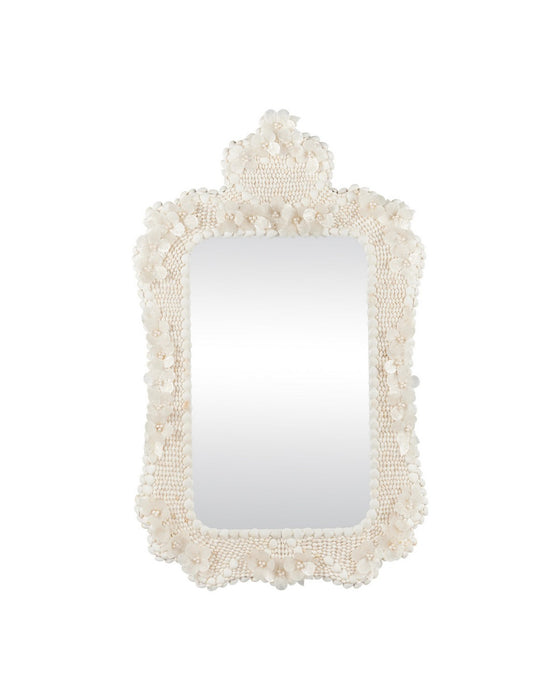 Currey and Company - 1000-0186 - Mirror - Capizelle - Natural / White