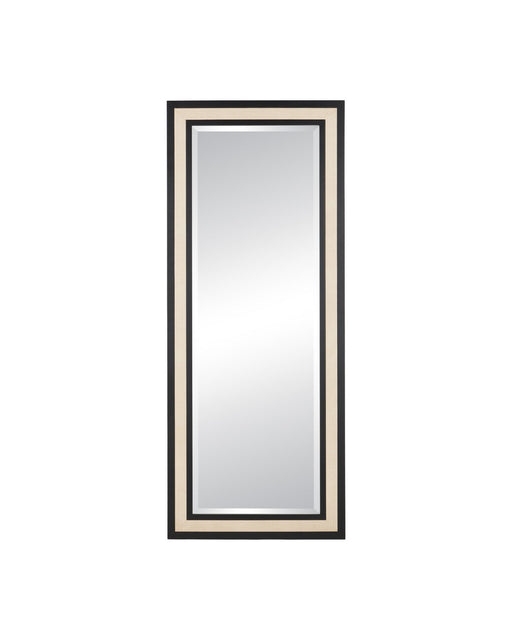 Currey and Company - 1000-0188 - Mirror - Deanna - Ivory / Black
