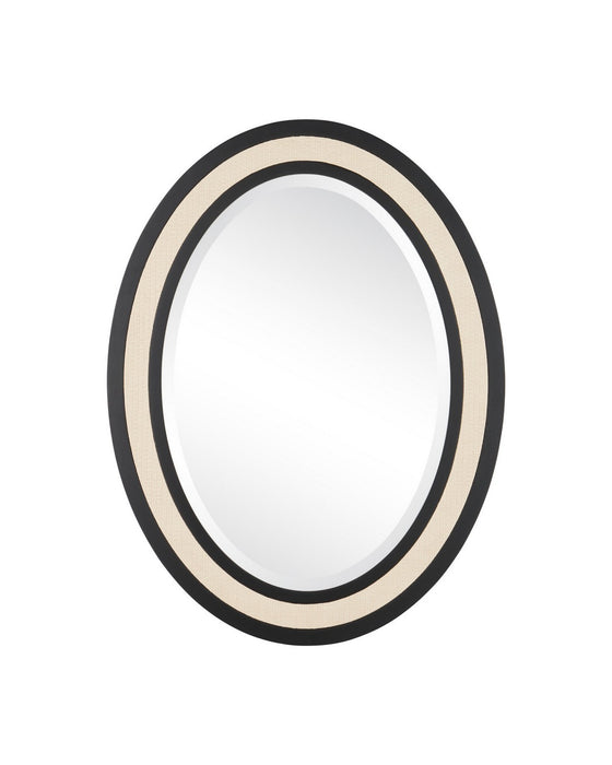 Currey and Company - 1000-0189 - Mirror - Deanna - Ivory / Black