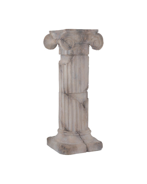Currey and Company - 1200-1087 - Pillar with Capital - Phoenician - Antique Reddish Brown