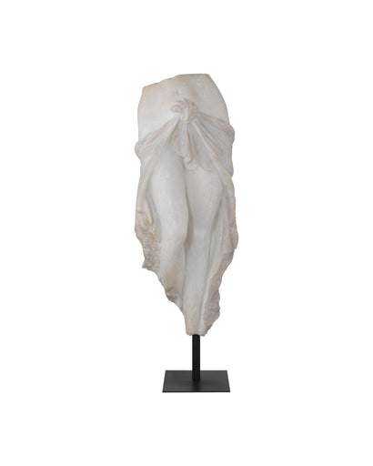 Ishtar Fragment on Metal Stand Antique Off-White / Black