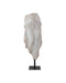 Currey and Company - 1200-1090 - Fragment on Metal Stand - Ishtar - Antique Off-White / Black