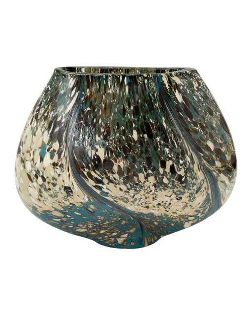 Currey and Company - 1200-1119 - Vase - Irida - Black / Beige / Green