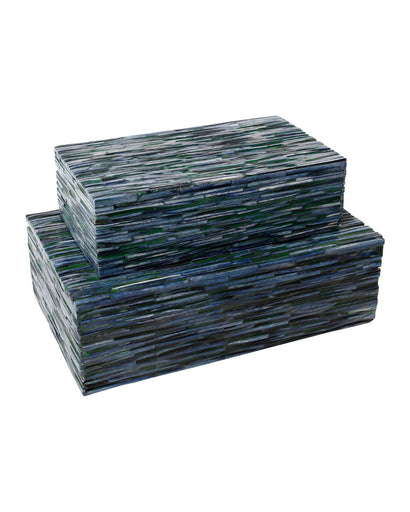 Perseus Box Set of 2 Green / Blue