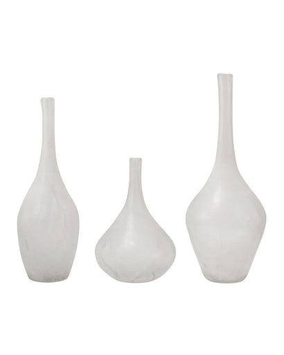 Alba Vase Set of 3 White