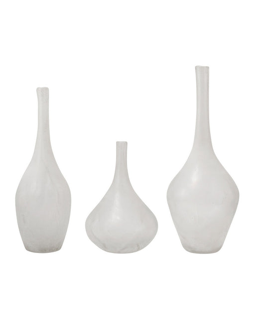 Currey and Company - 1200-1127 - Vase Set of 3 - Alba - White
