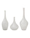 Currey and Company - 1200-1127 - Vase Set of 3 - Alba - White