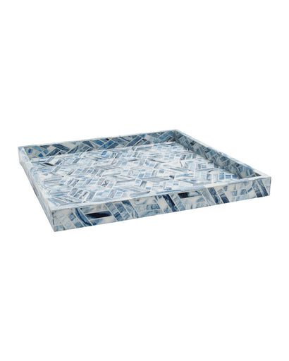 Chance Tray Blue / Natural White