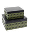 Currey and Company - 1200-1145 - Box Set of 2 - Cuoio - Green / Black
