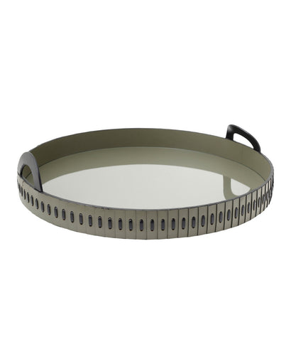 Cuoio Tray Green / Black