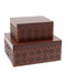 Currey and Company - 1200-1147 - Box Set of 2 - Brayden - Brown