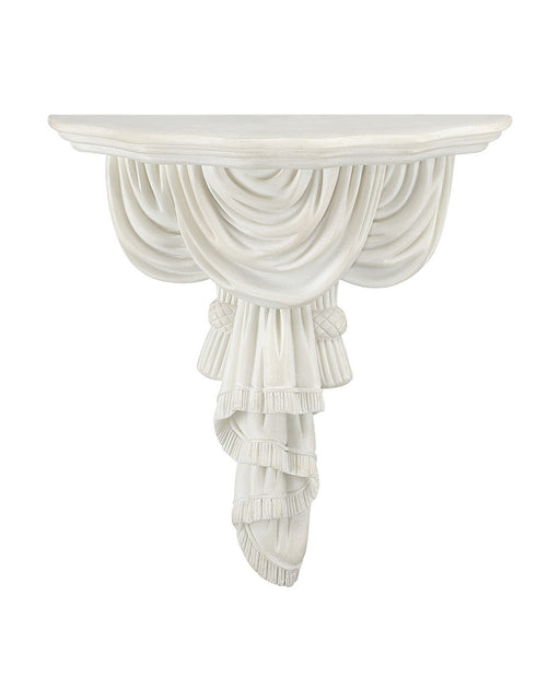 Currey and Company - 1200-1154 - Wall Shelf - Chiton - Antique Off-White