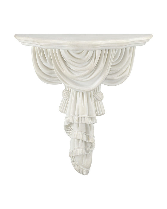 Currey and Company - 1200-1154 - Wall Shelf - Chiton - Antique Off-White