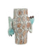 Currey and Company - 1200-1162 - Vase - Tuliette - Blue / Off-White / Pink / Black