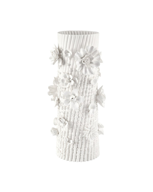Currey and Company - 1200-1167 - Vase - Sylva - White