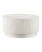 Currey and Company - 2000-0053 - Cocktail Table - Ridge - Ivory Terrazzo
