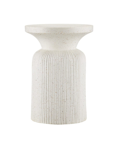 Ridge Accent Table Ivory Terrazzo