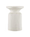 Currey and Company - 2000-0054 - Accent Table - Ridge - Ivory Terrazzo