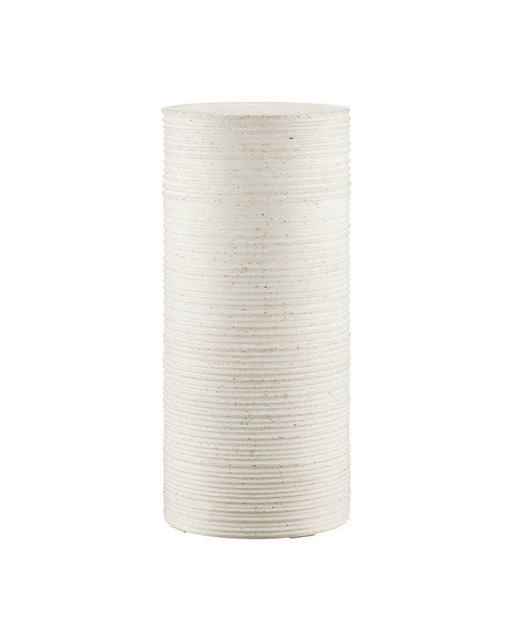 Currey and Company - 2000-0058 - Terrazzo Pedestal - Cresta - Ivory Terrazzo