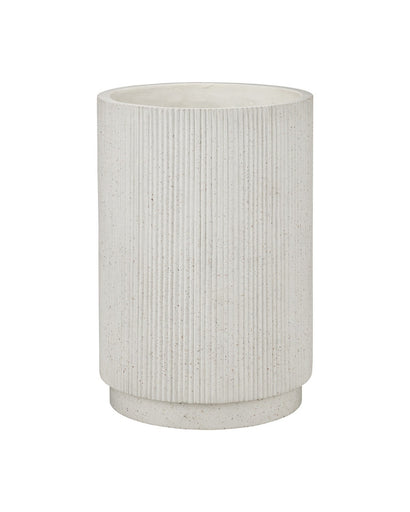 Ridge Planter Ivory Terrazzo