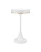 Currey and Company - 4000-0258 - Accent Table - Enid - White / Gold