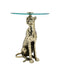 Currey and Company - 4000-0264 - Accent Table - Bacall - Antique Gold / Clear