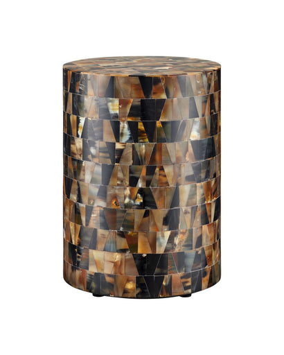 Brewster Accent Table Natural Brown & Black