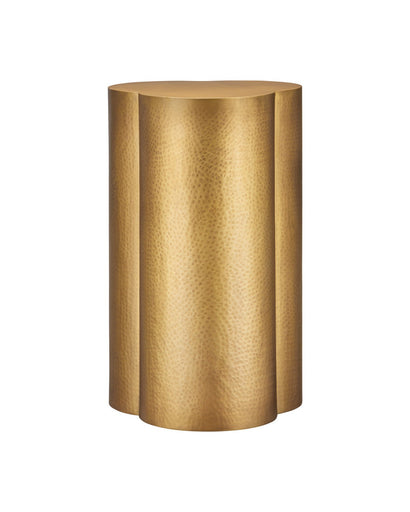 Trebol Accent Table Antique Brass
