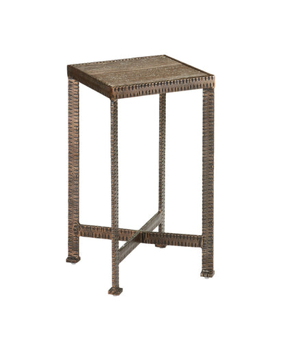 Ampleur Accent Table Rustic Bronze / Natural
