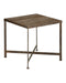 Currey and Company - 4000-0275 - Side Table - Ampleur - Rustic Bronze / Natural