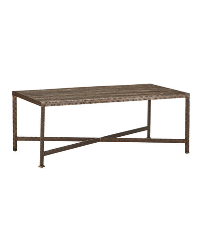 Ampleur Cocktail Table Rustic Bronze / Natural