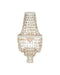 Currey and Company - 5000-0306 - LED Wall Sconce - Cybele - Natural / Pearlized White / White