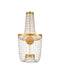 Currey and Company - 5000-0307 - LED Wall Sconce - Mademoiselle - Clear / Contemporary Gold Leaf / Contemporary Gold
