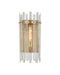 Currey and Company - 5000-0312 - One Light Wall Sconce - Electra - Clear / Antique Brass